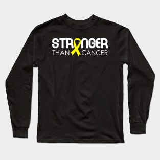 Stronger Than Cancer Sarcoma Cancer Awareness Long Sleeve T-Shirt